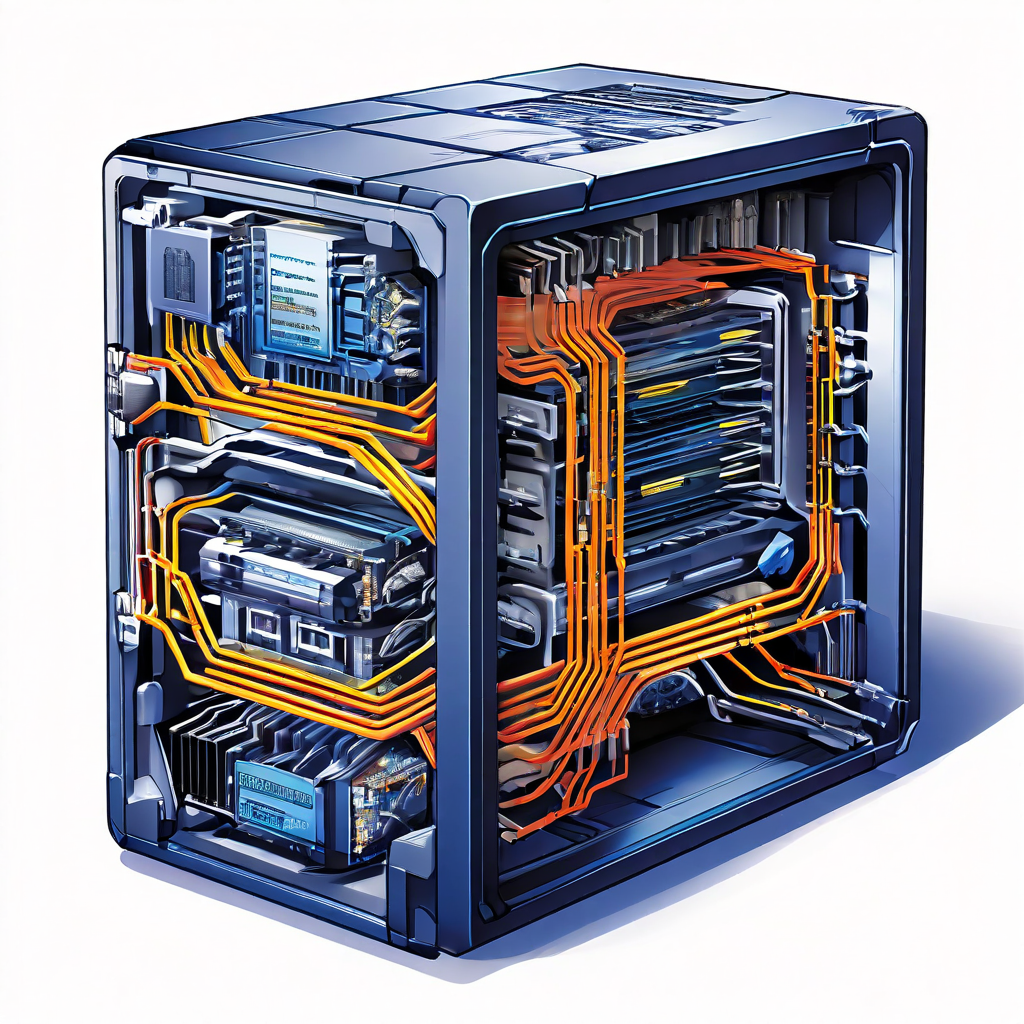 고속 충전 중인 전기차 배터리의 내부 단면을 상세히 보여주며, 전압 조절기와 보호 회로가 셀에 안전하고 빠른 에너지 흐름을 관리하는 구조를 설명하는 이미지입니다.