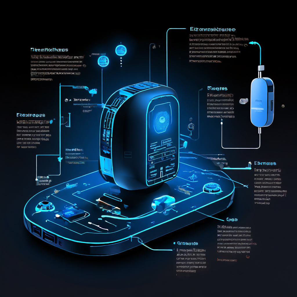 무선 마우스의 기술 분류와 연결 원리를 설명하는 다이어그램으로, 장치에서 수신기까지의 무선 주파수와 블루투스 통신 경로를 상세히 보여줍니다.