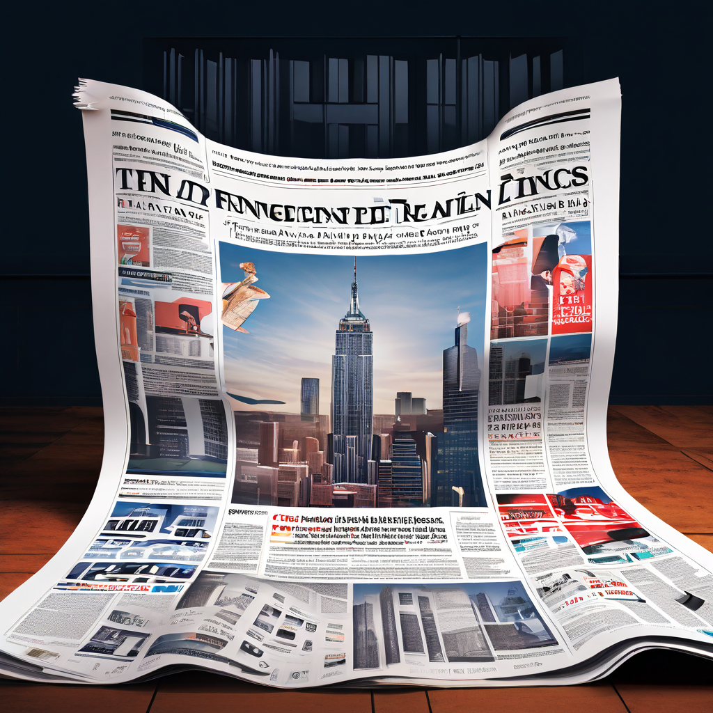 신문 1면에 기사보다 전면 광고가 더 크게 실린 걸 보고 언론사의 자금난 유추