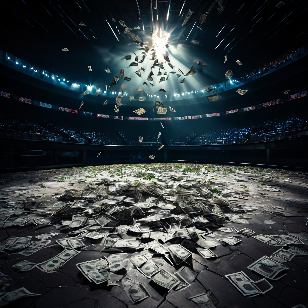 심판이 뇌물 받고 특정 팀에게 유리한 판정 내려서 승부 조작하는 스포츠 비리