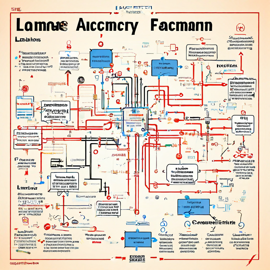 기술 문서의 오류 원인을 분석하는 플로우차트로, 언어 장벽과 정확성 저하가 오류로 이어지는 과정을 구체적으로 보여줍니다.